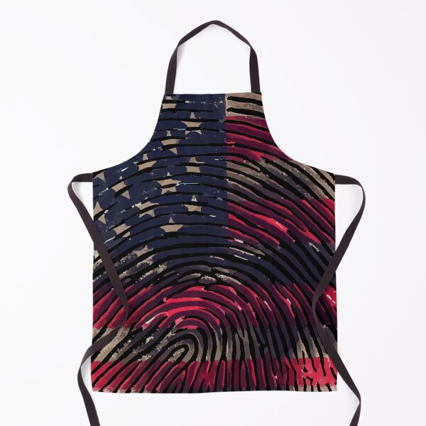 Item preview, American Fingerprint USA flag 4th of July designed and sold by TomFrontierArt.