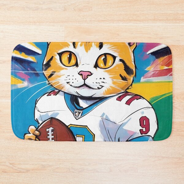 Item preview, Touchdown Tabby designed and sold by purrfect pattern.