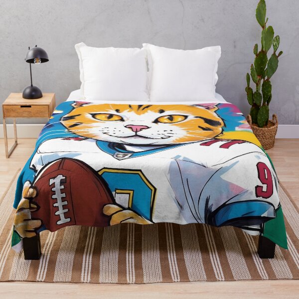 Item preview, Touchdown Tabby designed and sold by purrfect pattern.