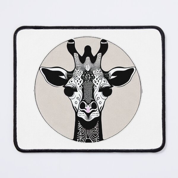 Item preview, retro giraffe head designed and sold by Silbays.