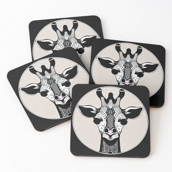 Item preview, retro giraffe head designed and sold by Silbays.