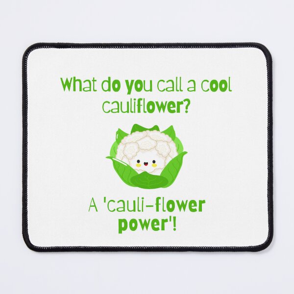 Item preview, Cool Cauliflower - a cauli - flower power designed and sold by PawsitivelyElla.