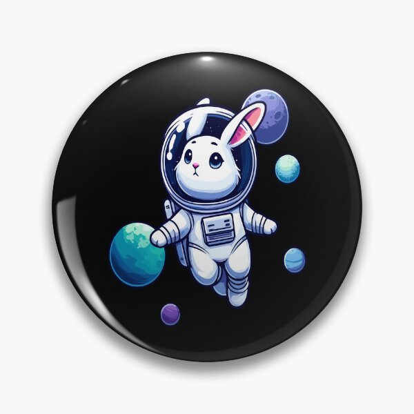 Artikelvorschau, Astronaut Hase Weltraum entworfen und verkauft von maknateeshop.