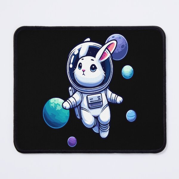 Item preview, Astronaut Bunny Space designed and sold by maknateeshop.