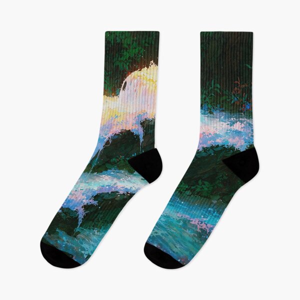 Item preview, Colourful stream of water flowing designed and sold by Serene Scapez.