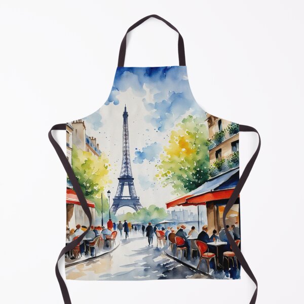Item preview, Paris street cafe scene designed and sold by JackFreestone.