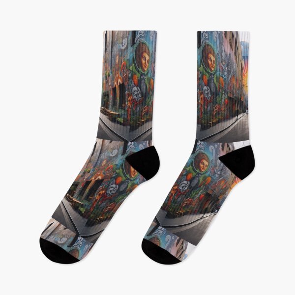 Item preview, The great Street art laneways sustainable  designed and sold by Graphic  Grove.