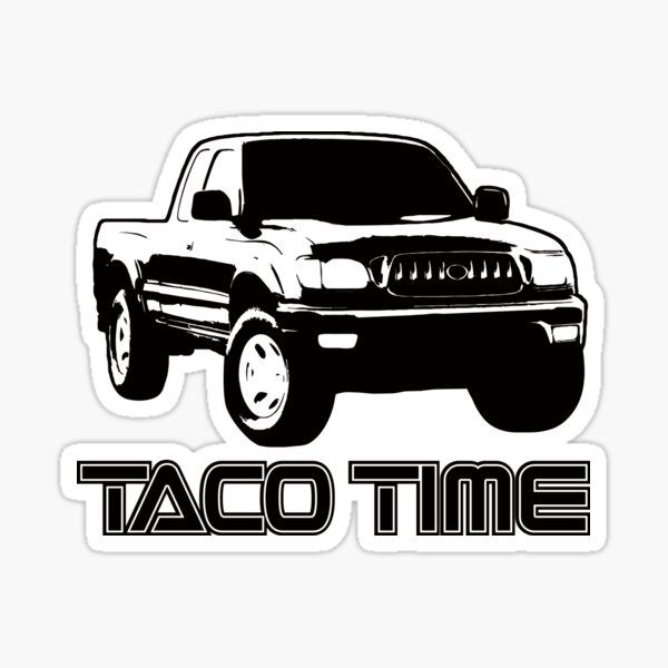  Byzee Taco Supreme Decal, Funny Tacoma Sticker