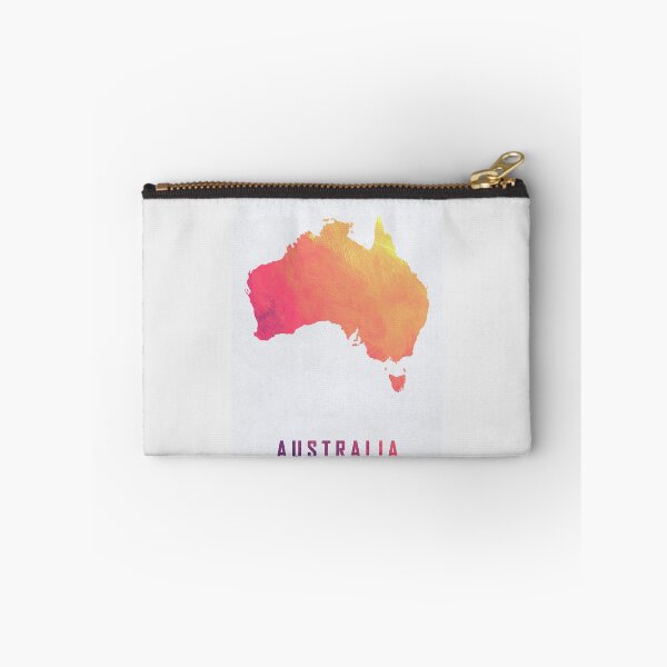 Item preview, Colorful Artistic Map Of Australia With Gradient Hues In Abstract Style designed and sold by Jerhus.