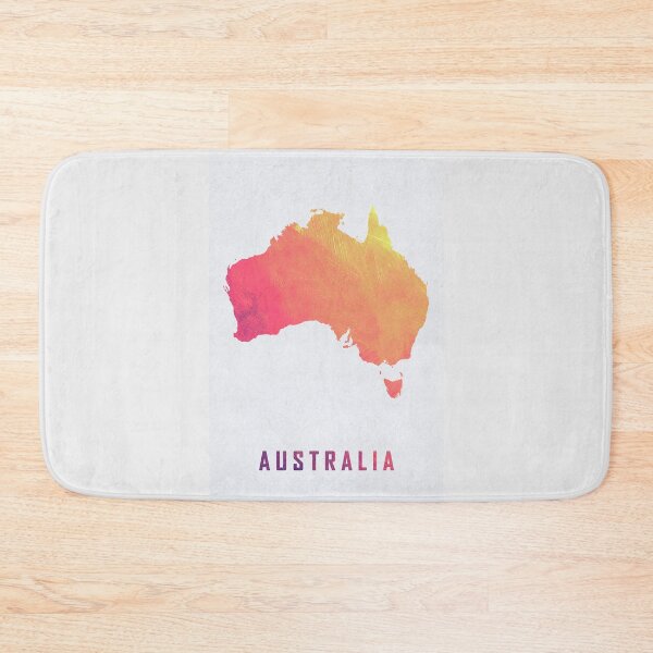 Item preview, Colorful Artistic Map Of Australia With Gradient Hues In Abstract Style designed and sold by Jerhus.