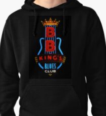 Memphis Neon on Beale Street #1 Pullover Hoodie