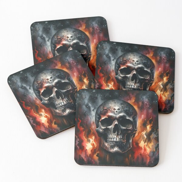 Item preview, Calavera ardiente designed and sold by h00ch2003.