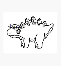 Doodle Dino Photographic Print