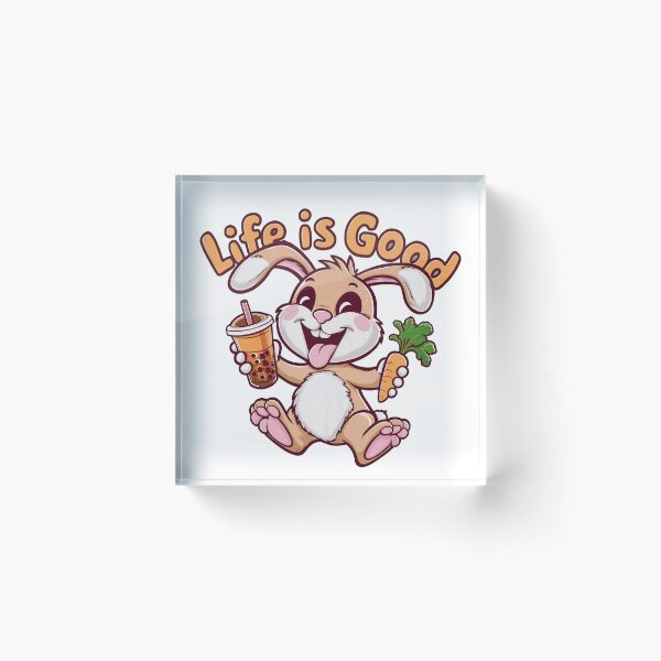 Item preview, Life Is Good Rabbit Bunny designed and sold by MonkiFlipp.