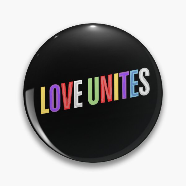 Item preview, Love Unites Unisex Rainbow T-Shirt. designed and sold by meejit39.
