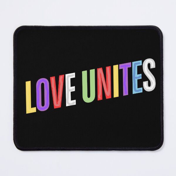 Item preview, Love Unites Unisex Rainbow T-Shirt. designed and sold by meejit39.