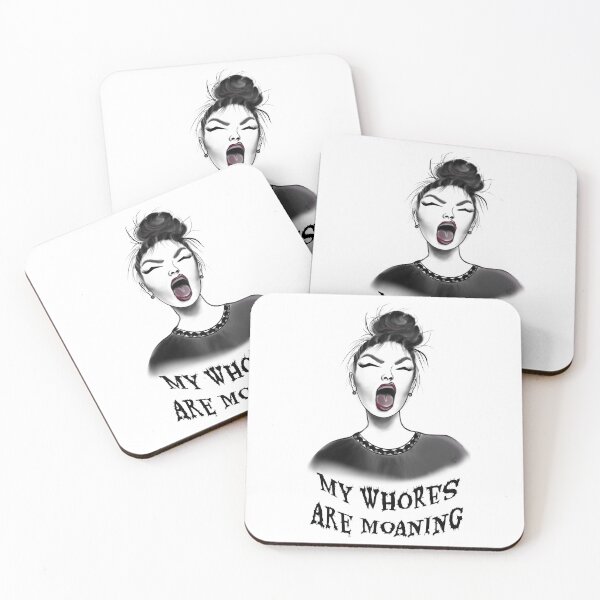 Item preview, The Whores are Moaning - Hormonal Humour designed and sold by ArtbyMikkiC.
