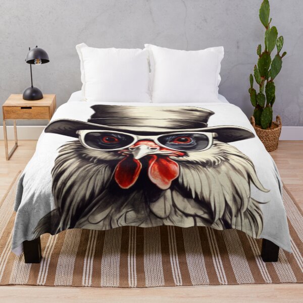 Item preview, Elegant Mr. Rooster in sunglasses and a vintage hat. designed and sold by SaraSumi.
