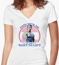 Arnold Schwarzenegger Shirt mit V-Ausschnitt