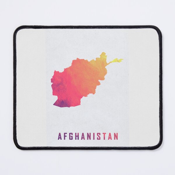 Item preview, Colorful Artistic Map Of Afghanistan With Gradient Hues In Abstract Style designed and sold by Jerhus.