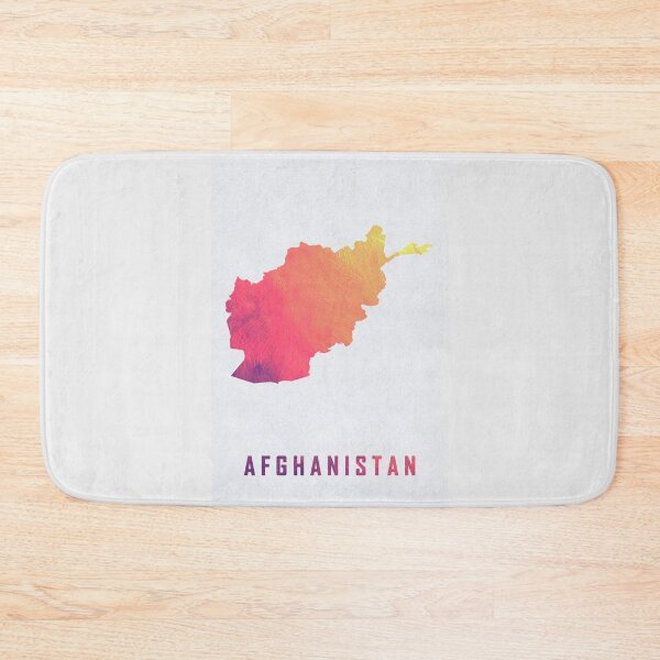 Item preview, Colorful Artistic Map Of Afghanistan With Gradient Hues In Abstract Style designed and sold by Jerhus.