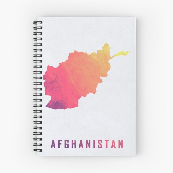 Item preview, Colorful Artistic Map Of Afghanistan With Gradient Hues In Abstract Style designed and sold by Jerhus.