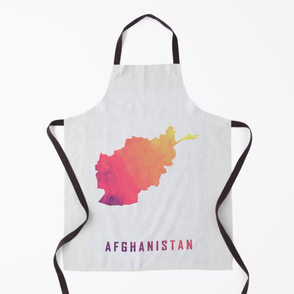 Item preview, Colorful Artistic Map Of Afghanistan With Gradient Hues In Abstract Style designed and sold by Jerhus.