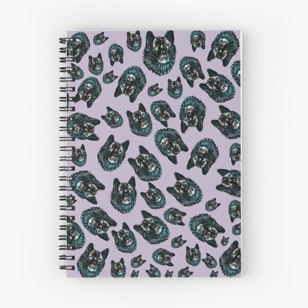Item preview, Totem Romeo the wolf pattern in Lila designed and sold by belettelepink.