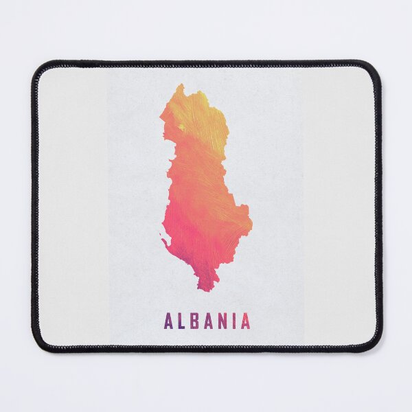Item preview, Colorful Artistic Map Of Albania With Gradient Hues In Abstract Style designed and sold by Jerhus.