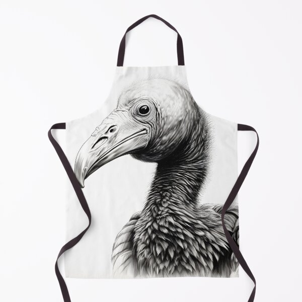 Item preview, Black and White Dodo Pencil Drawing designed and sold by Pencil-Art.