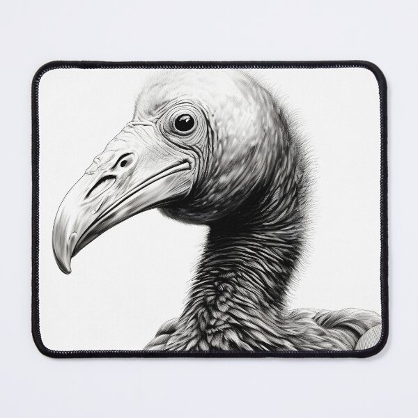 Item preview, Black and White Dodo Pencil Drawing designed and sold by Pencil-Art.