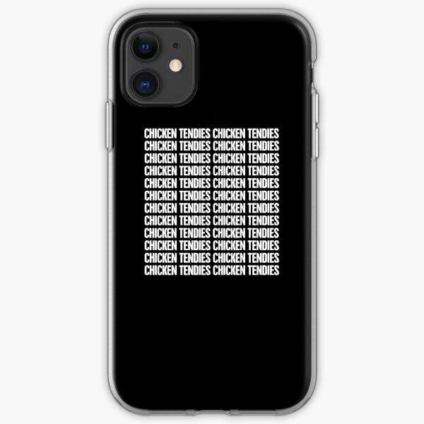 Chicken Tendies Iphone Cases Covers Redbubble - gimme gimme chicken tendies song id roblox roblox free