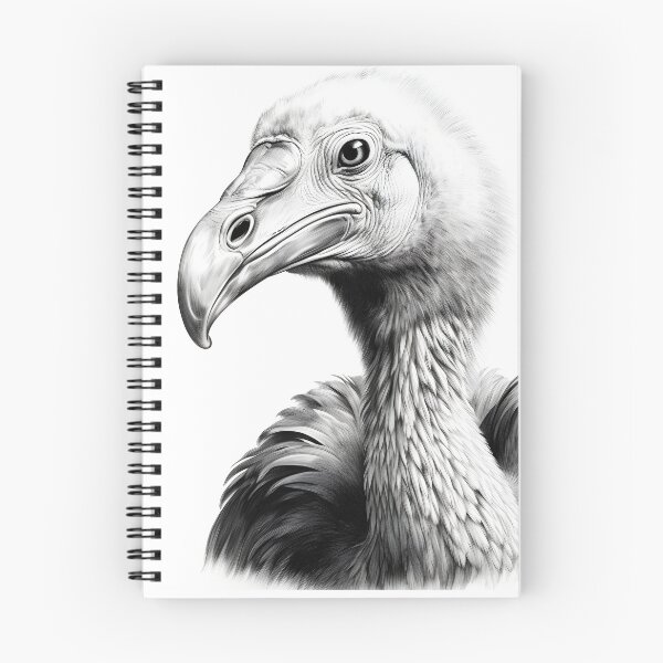 Item preview, Black and White Dodo Pencil Drawing designed and sold by Pencil-Art.