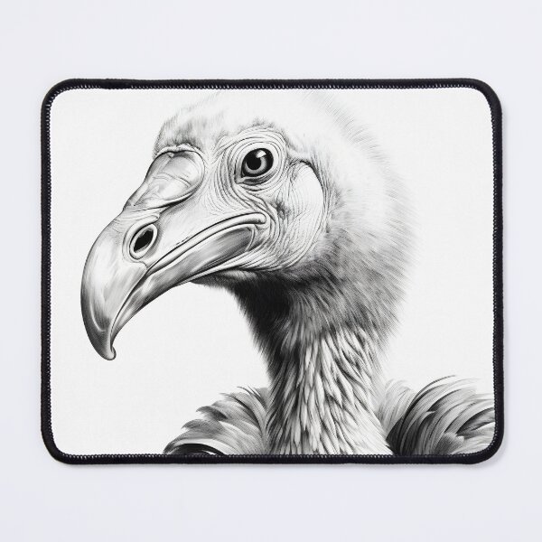 Item preview, Black and White Dodo Pencil Drawing designed and sold by Pencil-Art.