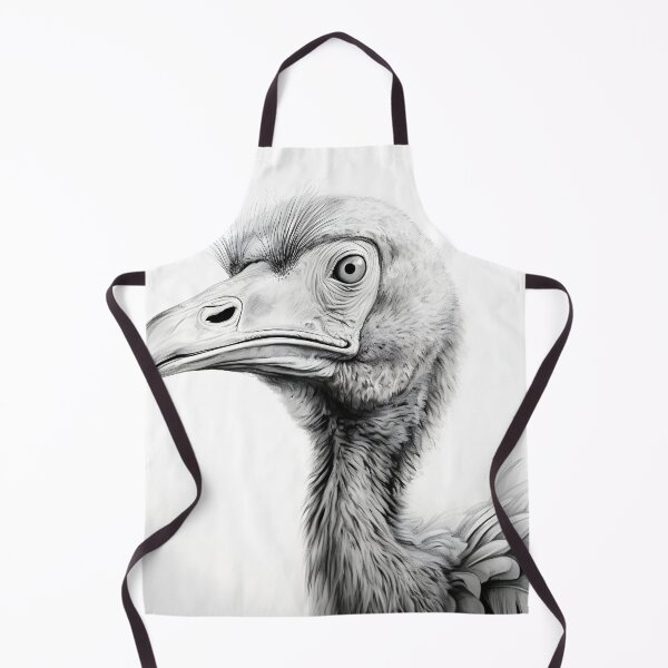 Item preview, Black and White Dodo Pencil Drawing designed and sold by Pencil-Art.