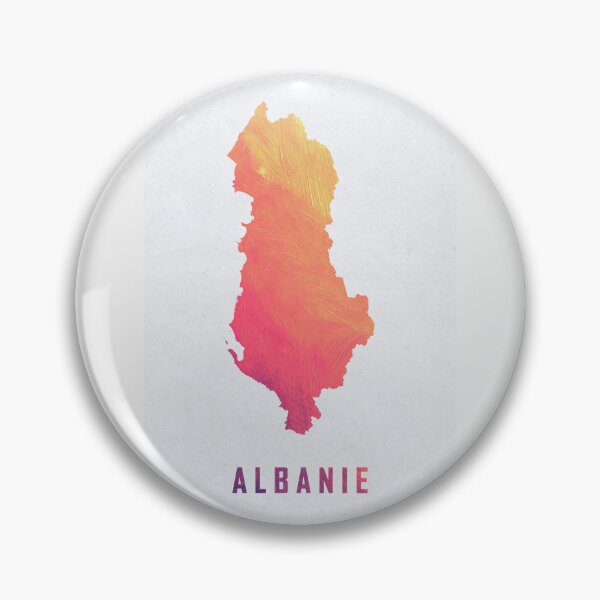 Item preview, Colorful Artistic Map Of Albania With Gradient Hues In Abstract Style designed and sold by Jerhus.
