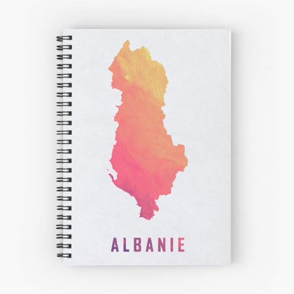 Item preview, Colorful Artistic Map Of Albania With Gradient Hues In Abstract Style designed and sold by Jerhus.