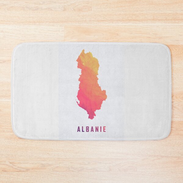Item preview, Colorful Artistic Map Of Albania With Gradient Hues In Abstract Style designed and sold by Jerhus.