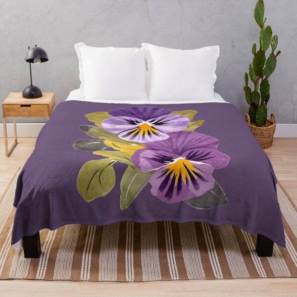 Item preview, Beautiful Watercolor Pansies designed and sold by FarmOfCuties.
