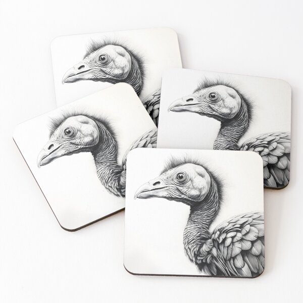 Item preview, Black and White Dodo Pencil Drawing designed and sold by Pencil-Art.
