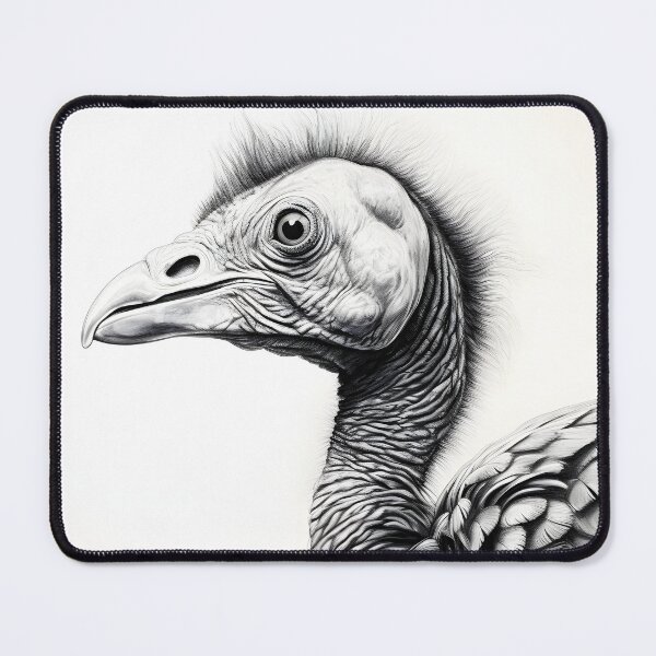 Item preview, Black and White Dodo Pencil Drawing designed and sold by Pencil-Art.
