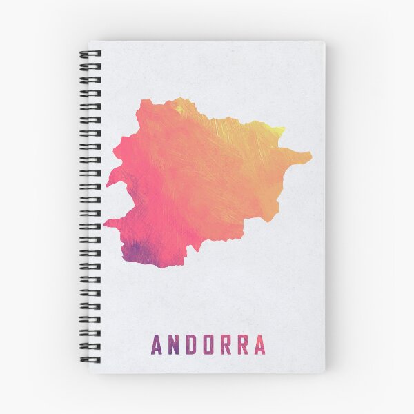Item preview, Colorful Artistic Map Of Andorra With Gradient Hues In Abstract Style designed and sold by Jerhus.