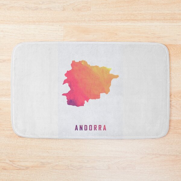 Item preview, Colorful Artistic Map Of Andorra With Gradient Hues In Abstract Style designed and sold by Jerhus.