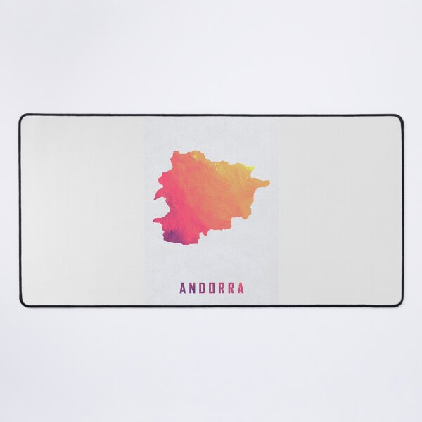 Item preview, Colorful Artistic Map Of Andorra With Gradient Hues In Abstract Style designed and sold by Jerhus.