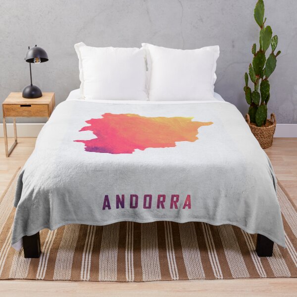 Item preview, Colorful Artistic Map Of Andorra With Gradient Hues In Abstract Style designed and sold by Jerhus.