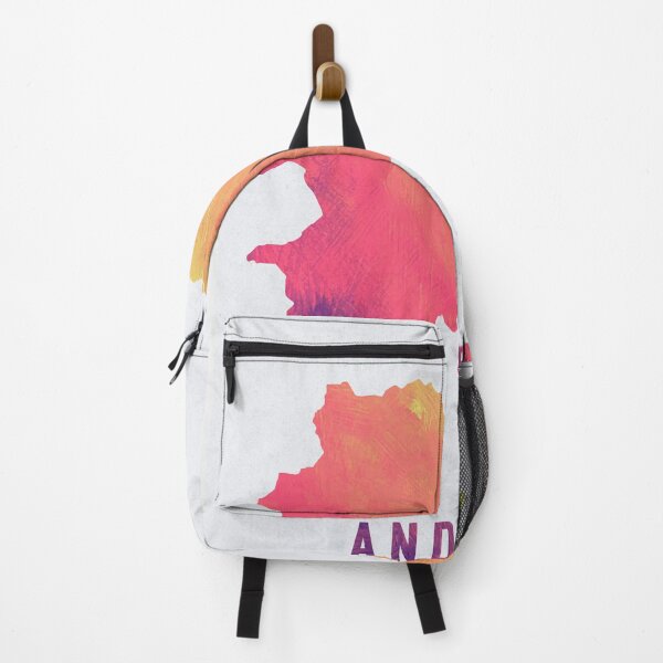 Item preview, Colorful Artistic Map Of Andorra With Gradient Hues In Abstract Style designed and sold by Jerhus.