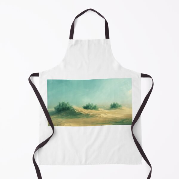Item preview, Green bushes in desert under blue sky designed and sold by palmyst.