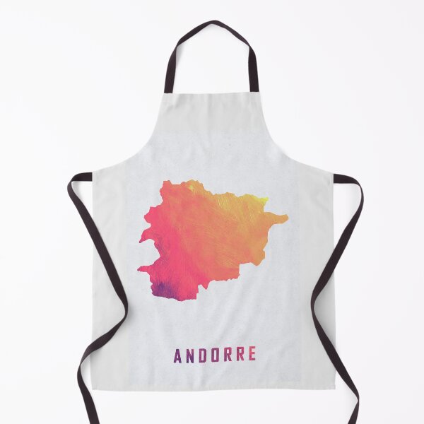 Item preview, Colorful Artistic Map Of Andorra With Gradient Hues In Abstract Style designed and sold by Jerhus.