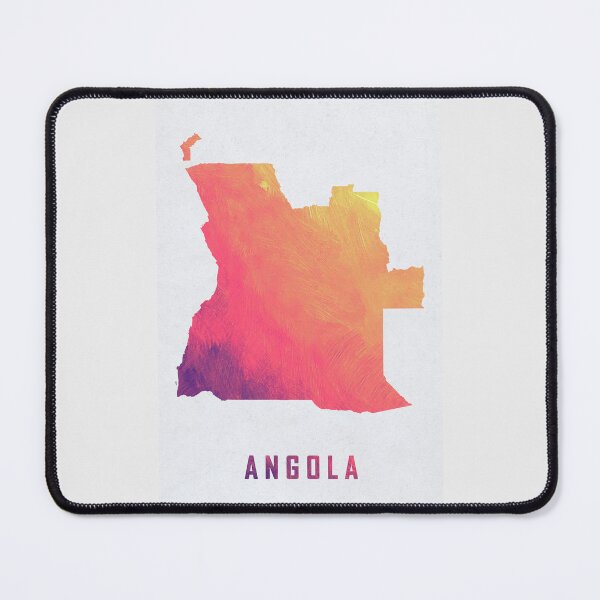 Item preview, Colorful Artistic Map Of Angola With Gradient Hues In Abstract Style designed and sold by Jerhus.