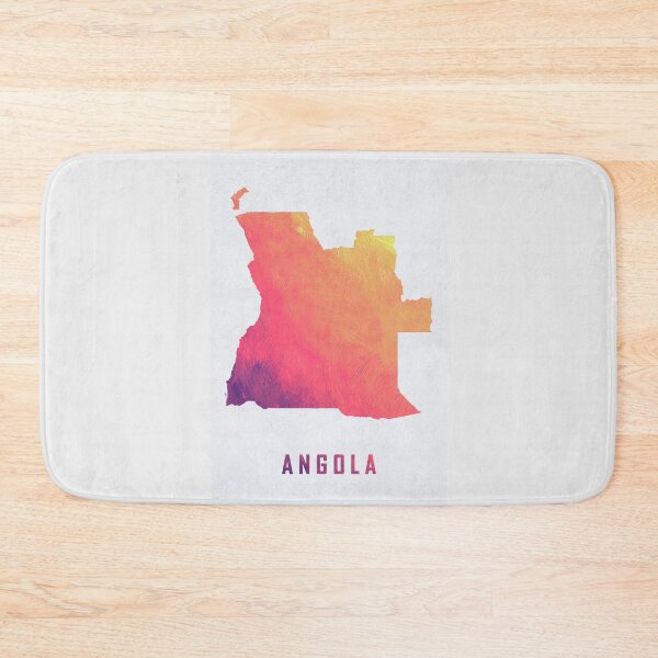 Item preview, Colorful Artistic Map Of Angola With Gradient Hues In Abstract Style designed and sold by Jerhus.